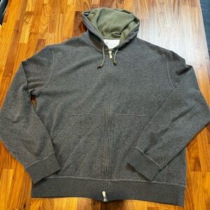 Brunello Cucinelli Men’s Size XL Gray & Green Sweatshirt